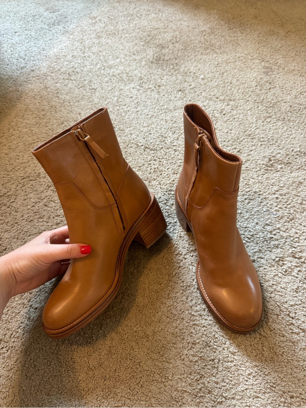 J. Crew Leather Booties